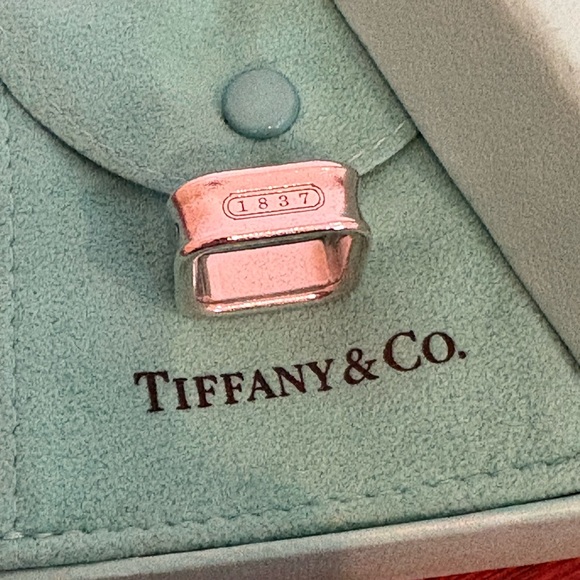 Tiffany & Co. 1837 Square Ring - 100% Authentic - Picture 3 of 5